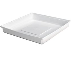 Sencys Wasmachine Lekbak - 70x70x10cm - Wit