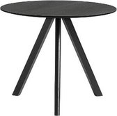 Copenhague CPH20 tafel - zwart gebeitst - zwarte lak op waterbasis - Ø 90 cm
