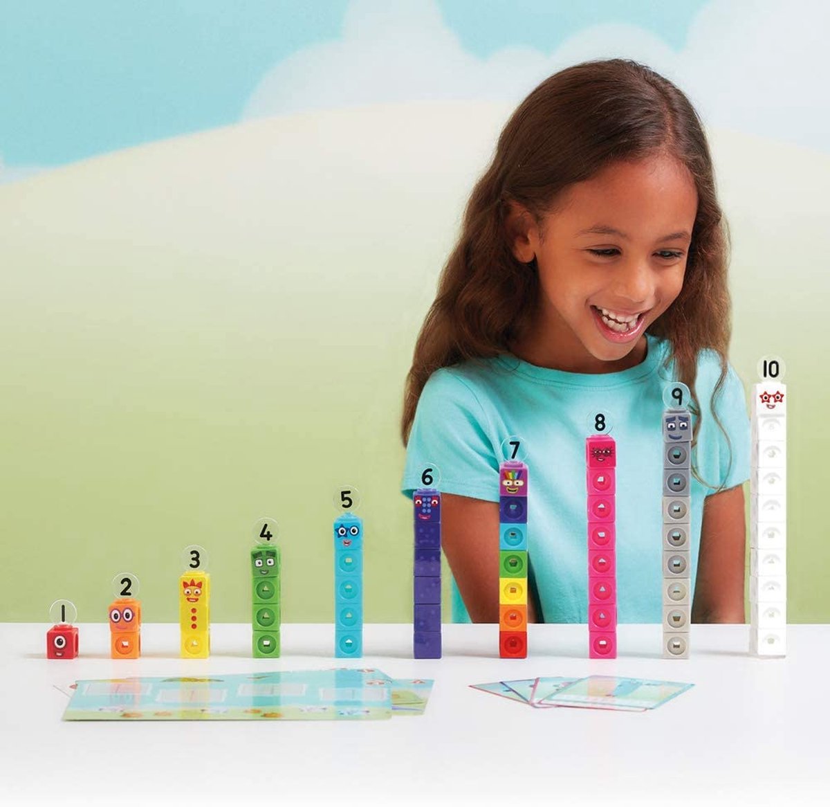 Learning Resources MathLink® Cubes Numberblocks® 1-10 Activity Set - 3+ — afbeelding 8