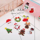 Diamond painting | stickers | feestdagen - kerstmis | 10 figuren