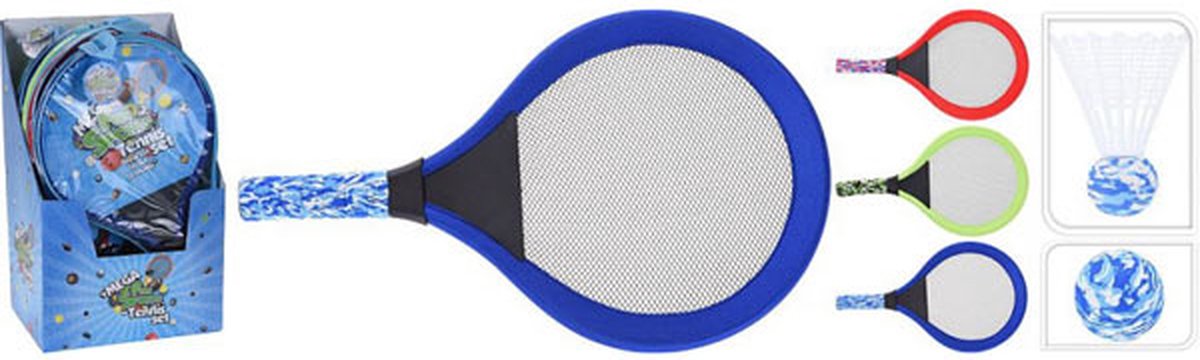 Tennisset mega 4dlg Rood