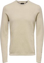 Only & Sons Trui Onspanter Life 12 Struc Crew Knit N 22016980 Silver Lining Mannen Maat - S
