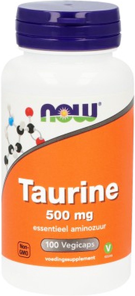 Goedkoopste Now Taurine 500 mg Capsules 100 st