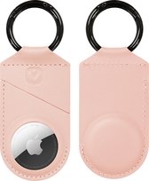 Valenta - AirTag Hoesje - AirTag Sleutelhanger - Roze - geschikt voor Apple AirTag