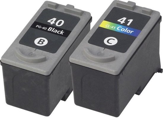 Canon PG40 en CL41 inkt cartridges (PG50 / CL51) zwart en kleur