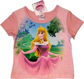 Disney Princess Meisjes T-shirt - Roze - Prinses Doornroosje - Maat 104