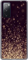 Geschikt voor Samsung Galaxy S20 FE hoesje - Abstract - Glitter - Licht - Design - Siliconen Telefoonhoesje