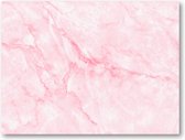 Pink Marble - Roze marmer patroon - 40x30 Canvas Liggend - Minimalist
