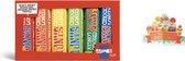 Tony's Chocolonely Proeverijtje - 6 x 47/50 gram met Mini kaart | Happy Birthday - Complete Chocolade Cadeau - Brievenbuscadeau