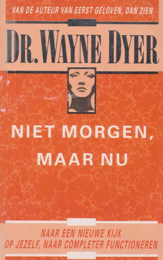 Niet morgen, maar nu - cover