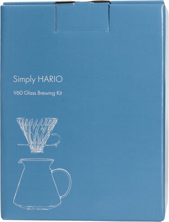 Kit d'infusion en verre Hario V60 - 600 ml
