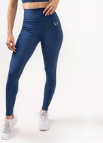 High Waist Sportlegging - Saffierblauw