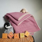 Babydeken - Handgemaakt - Warm & Zacht - Oudroze
