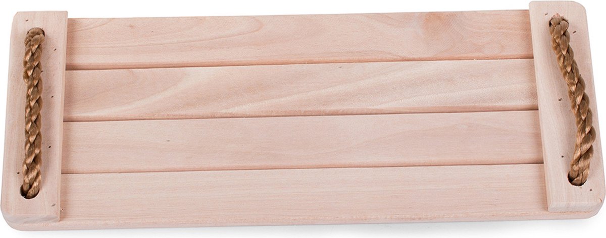 Tuinschommel voor kinderen / kinderschommel 40 x 16 cm - Speelgoedschommel met touwen - MAX 100kg - Afmeting schommel 40 x 16cm — afbeelding 2