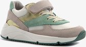 TwoDay leren meisjes sneakers - Groen - Maat 25 - Echt leer - Uitneembare zool