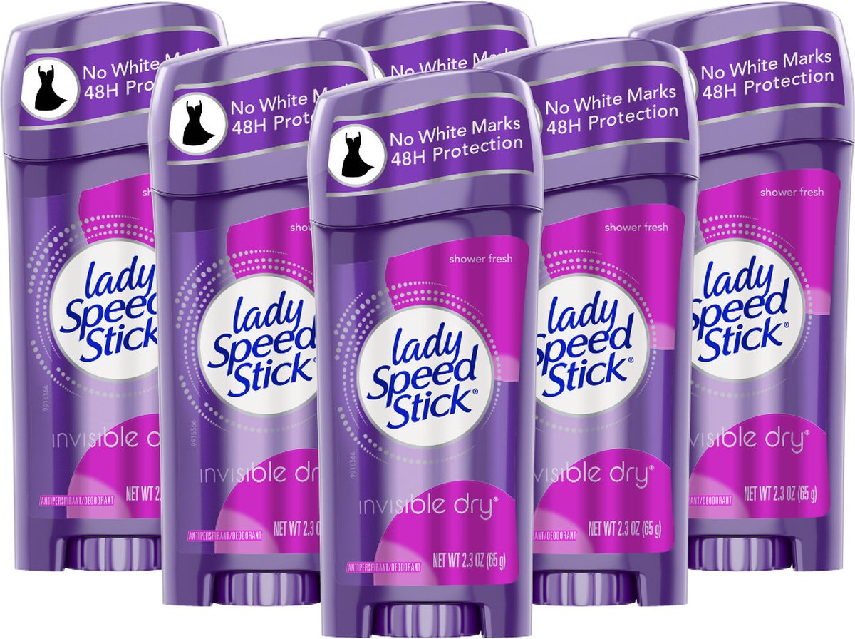 Lady Speed Stick Shower Fresh - Voordeeldeelverpakking 6 stuks 65gram