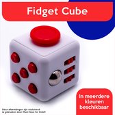 Fidget Cube "Wit-Rood" - Fidget Toys - Anti Stress Speelgoed Meisjes - HSP - Hooggevoeligheid - Stressballen Kinderen - Stressbal
