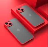iPhone 13 hoesje luxe silicone - Rood
