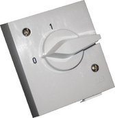 Sontheimer Elektroschaltgeräte Wasmachine schakelaar - WIK16/2 / inbouw met knop 25A 2 Polig, Besturingsschakelaar