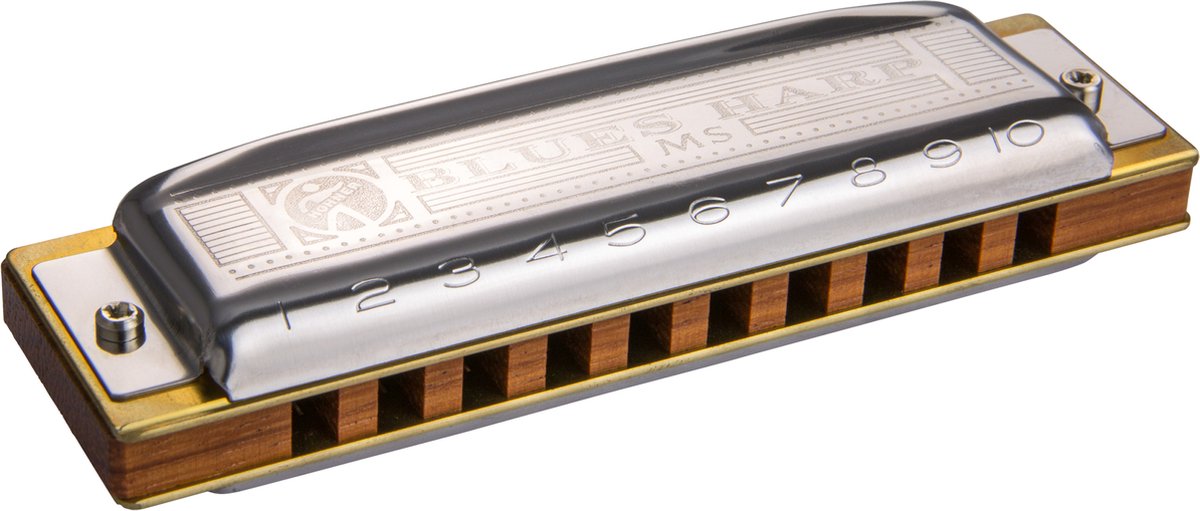 Hohner Bluesharp Mondharmonica C - Topkwaliteit - Echt hout
