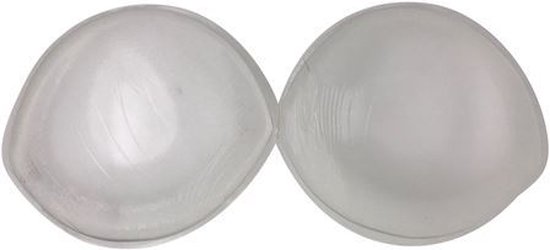 Rembourrage de BH en Siliconen Shapelux 135g (ovale) - Coussinets de soutien-gorge - Coussinets de BH en Siliconen Push -up - Transparent