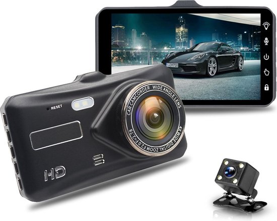 Caméra embarquée voiture Ultra HD 4K double caméra