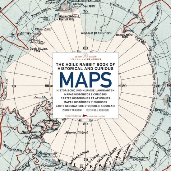 The agile rabbit book of historical and curious maps - cover