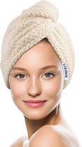 LIXIN 2 Stuks Haarhanddoek - Linnen - Haar Drogen Handdoeken - Microfiber - Haar Tulband - Handdoek - Sneldrogend - Super Absorberend - Zachte stof - Haar Cap