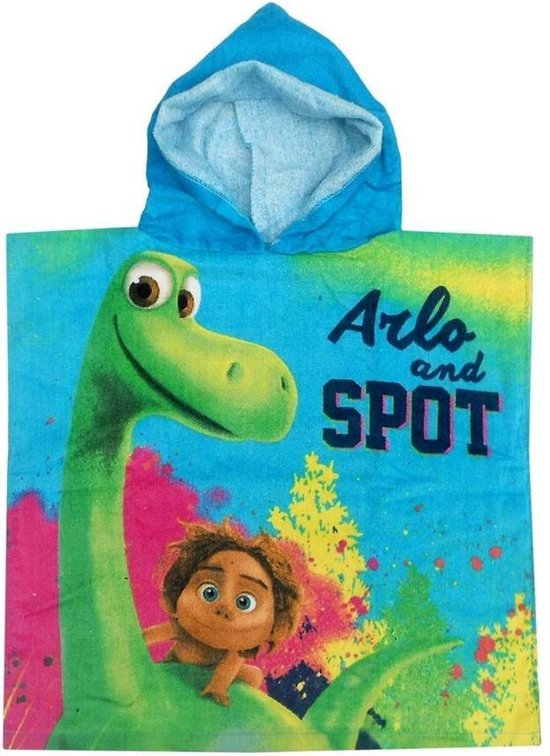 The Good Dinosaur - Arlo and Spot -badhanddoek strand poncho met capuchon - 100 cm