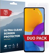 Rosso Screen Protector Ultra Clear Duo Pack Geschikt voor Samsung Galaxy M52 | TPU Folie | Case Friendly | 2 Stuks