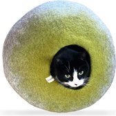 Kattenholletje groen-grijs SnoozyCave