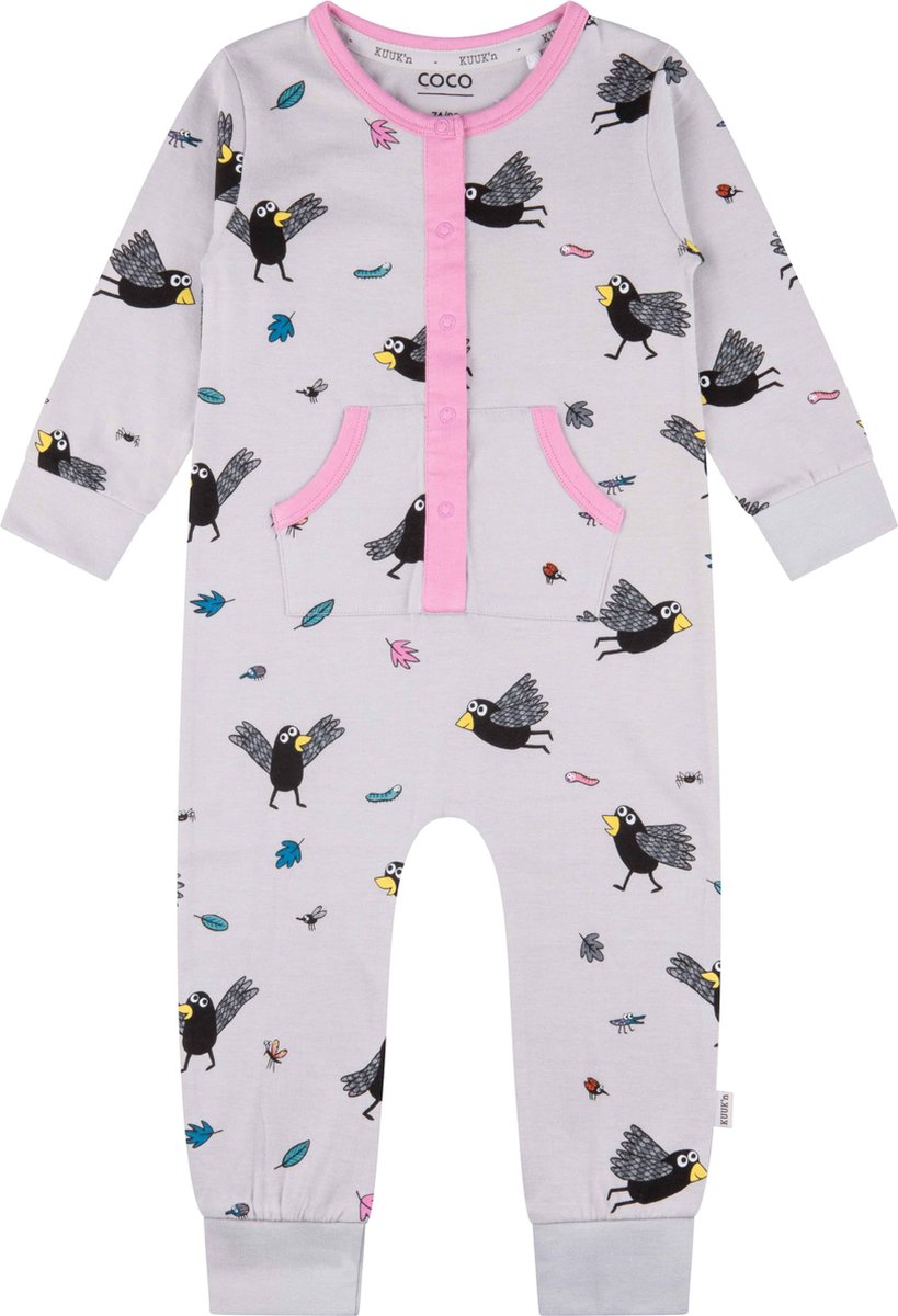 KUUK'n- Coco- onesie pyjama meisjes, pink, 86/92