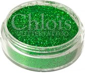 Chloïs Glitter Light Green 10 ml - Chloïs Cosmetics - Chloïs Glittertattoo - Cosmetische glitter geschikt voor Glittertattoo, Make-up, Facepaint, Bodypaint, Nailart - 1 x 10 ml