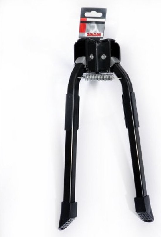 Simson Dubbele fietsstandaard - robuust staal - geschikt voor e-bikes en mamafietsen - 26-28 inch - zwart van Simson — afbeelding 5