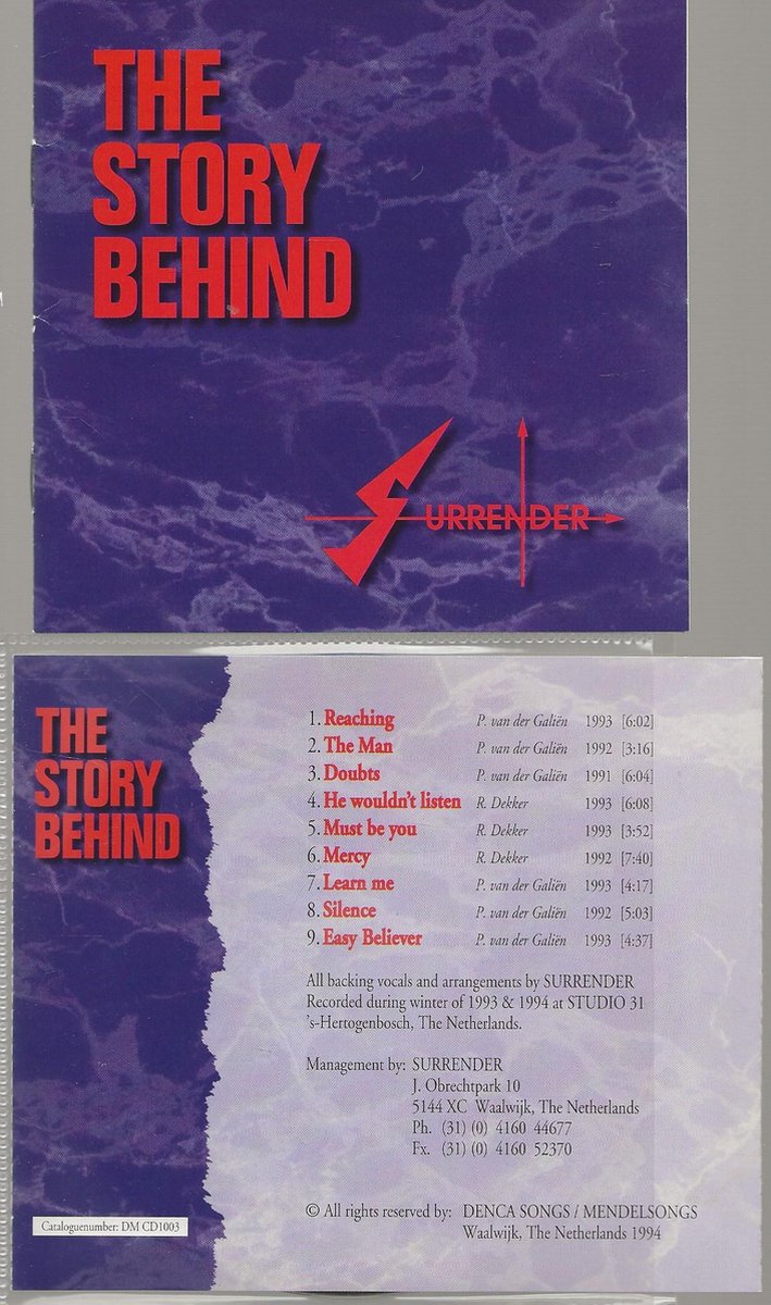 SURRENDER - THE STORY BEHIND