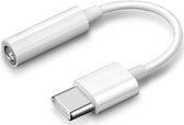 Usb-C naar Jack 3.5mm (Aux) Adapter white | Type-C to Aux | hub | kabel | phone/pc/tablet | Compatible met Apple | macbook | Chromebook | Samsung | Dell | Lenovo | Surface | Huawei