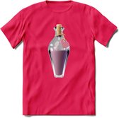 Valentijn love potion T-Shirt | Grappig Valentijnsdag Cadeautje voor Hem en Haar | Dames - Heren - Unisex | Kleding Cadeau | - Roze - XL