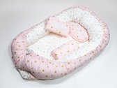 BabyBest - Pillow - Babynest - Roze - 100% Katoen - 95x50x18