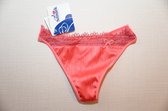 Selmark Lingerie Audrey string XS-XXL - oranje roze coral - S