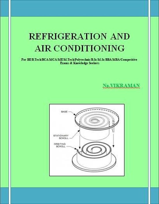 REFRIGERATION AND AIR CONDITIONING (ebook), VIKRAMAN N 1230005387922