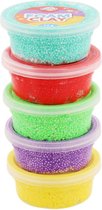 Foamklei set - Multicolor - Foam - Set van 4 kleibakjes - Assorti - Speelgoed - Spelen - Kleien - Creatief - DIY - Knutselen