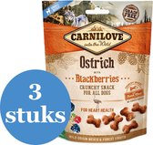Carnilove Crunchy Snack Struisvogel / Zwarte Bes - 3 x 200 g