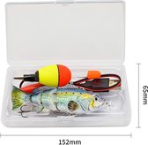 Elektrisch Kunstaas USB Oplaadbare LED Licht Swimbait Inteli Self-Propelling Elektrische Vissen Lokken