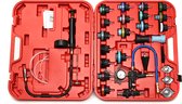 28pcs kit d'outils de réparation automatique ensembles testeur de pression de radiateur universel Type de vide système de refroidissement Test détecteur outils Kits outil automatique