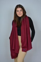 LILLA - Sjaal dames winter - bordeaux rood