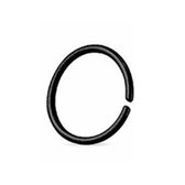 Piercing -Ring-Oor-Zwart- 10 mm-titanium plating-Charme Bijoux