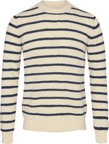 Anerkjendt Akrico Stripe Knit Truien & Vesten Heren - Sweater - Hoodie - Vest- Blauw - Maat XXL