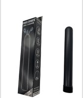 Power Escorts - Anal Cleaner - Tube Pro - accessoire de douche anale pratique - 15 cm - noir tendance - pour un nettoyage hygiénique - BR277