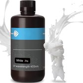 3D Printer Resin Wit - SLA 3D Printer Gevoelige & Vloeibare Hars - UV Golflengte 450nm - Premium Kwaliteit - 2 Stuks - In Totaal 2KG