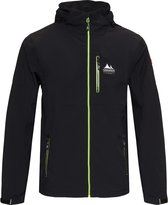 Nordberg Dag - Softshell Outdoor Zomerjas Heren - Zwart - Maat XXL